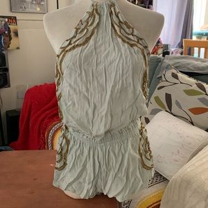 Free People open back romper